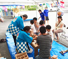 兵庫でマイホームを実現する工務店のお祭りの様子